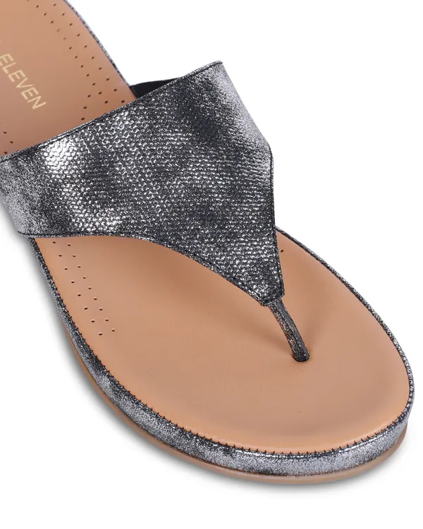 Black_Thong_Sandal_With_Cushioned_Insole_&_Tpr_Sole_(2_Inch_Heel)_For_Women
