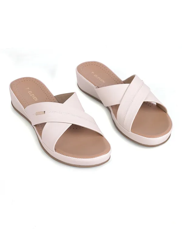 Ivory_Stylish_Cross_Strap_Sandal_With_Cushioned_Comfort_&_Tpr_Sole_(2_Inch_Heel)_For_Women