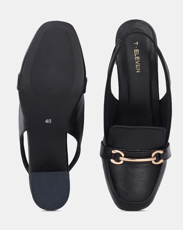 Black_Block_Heel_Pumps_With_Square_Toe_&_Stylish_Buckle_(2.5_Inch_Heel)_For_Women