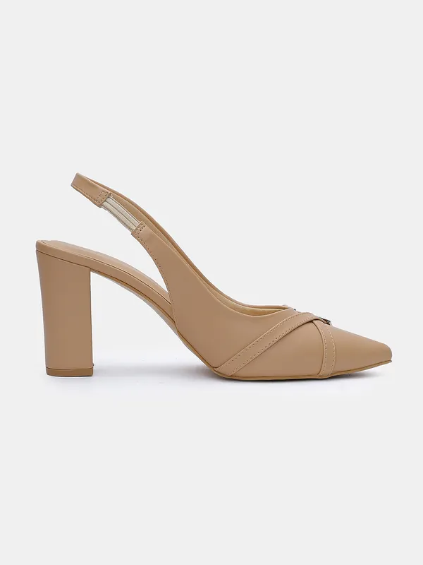 T.eleven_Chic_Slingback_Block_Heel_Pointed_Pumps_|_3.5_-Inch_Heel_with_Adjustable_Buckle_|_Cushioned_Comfort