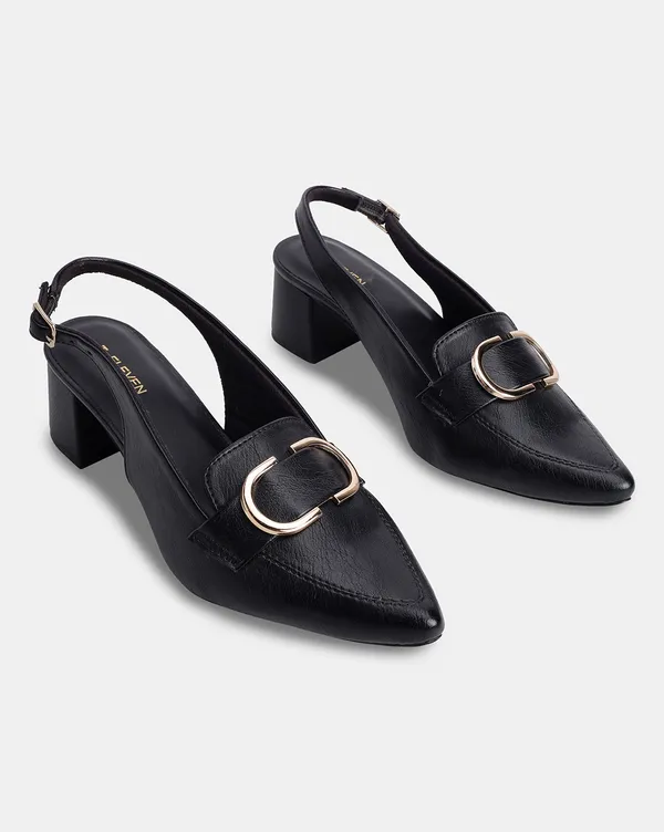 Black_Block_Heel_Pumps_|_Pointed_Toe_with_Stylish_Buckle_(2.5_Inch)