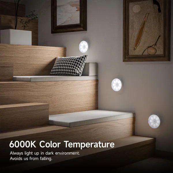 White_Wireless_Self_Adhesive_Usb_Rechargeable_Motion_Sensor_White_Led_Lamp