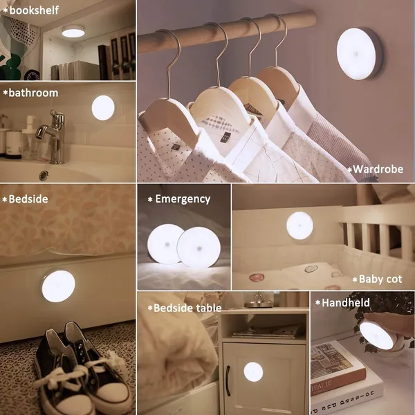 White_Wireless_Self_Adhesive_Usb_Rechargeable_Motion_Sensor_White_Led_Lamp