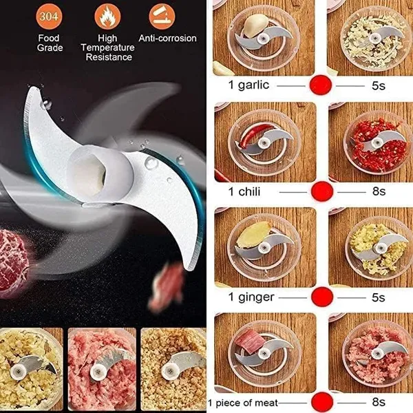 Multicolor_Usb_Rechargeable_Electric_Chopper_For_Fruit_Vegetable_Cutter_|_Compact_And_Bpa-Free_(45W,_250_Ml)_(7D_X_7W_X_12H_Cm)