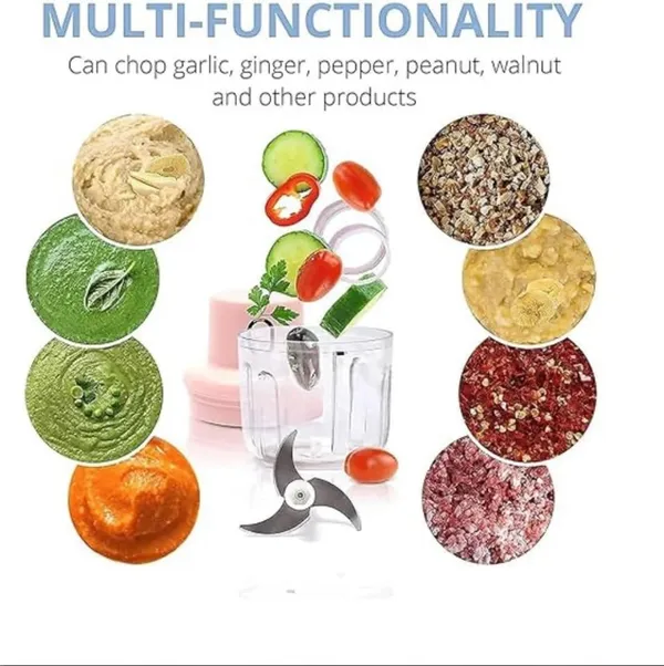 Multicolor_Usb_Rechargeable_Electric_Chopper_For_Fruit_Vegetable_Cutter_|_Compact_And_Bpa-Free_(45W,_250_Ml)_(7D_X_7W_X_12H_Cm)