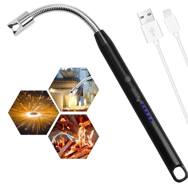 Multicolor_Usb_Rechargeable_Plasma_Electric_Lighter_With_Led_Battery_Indicator_(15L_X_5W_X_5Th_Cm)