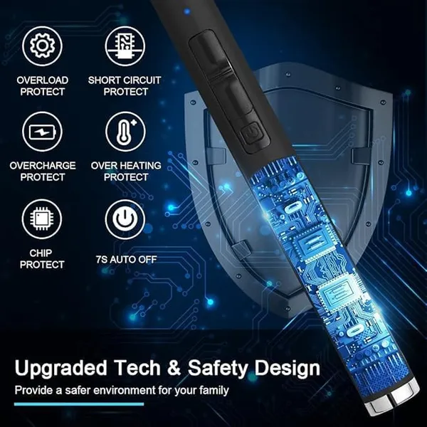 Multicolor_Usb_Rechargeable_Plasma_Electric_Lighter_With_Led_Battery_Indicator_(15L_X_5W_X_5Th_Cm)