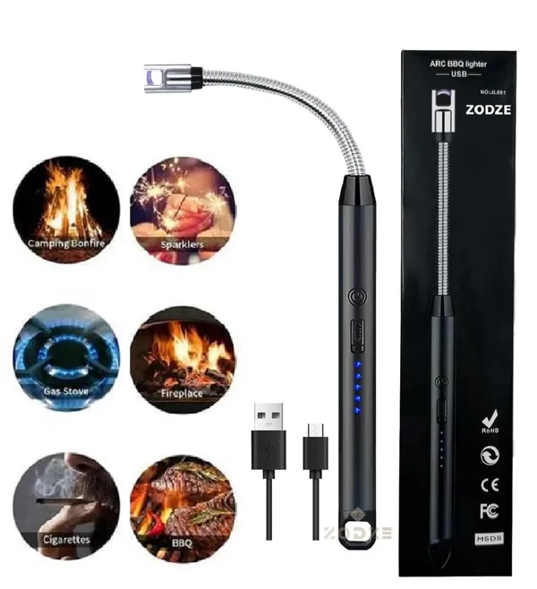 Multicolor_Usb_Rechargeable_Plasma_Electric_Lighter_With_Led_Battery_Indicator_(15L_X_5W_X_5Th_Cm)