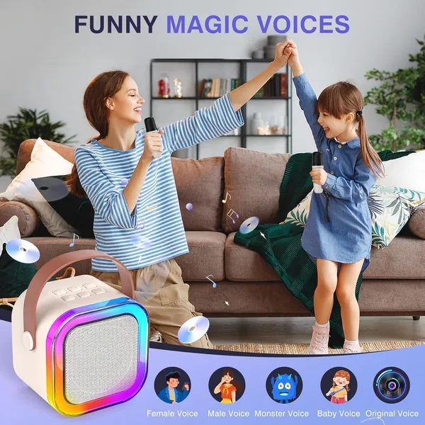 Multicolor_Portable_Bluetooth_Wireless_Speaker_With_Wireless_Mic_(5_X_7_X_6_Cm)