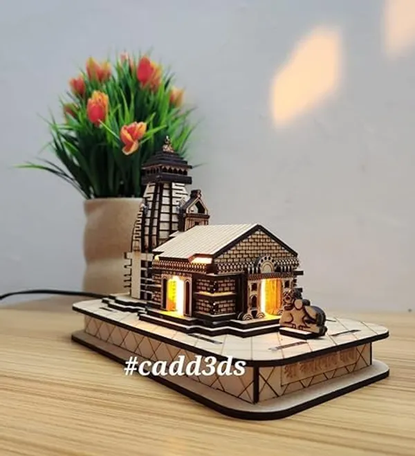 Wooden_Kedarnath_Illuminated_Temple_Miniature_|_Kedarnath_Illuminated_Model_Handicraft_Showpiece_for_Home_&_Office_Decoration