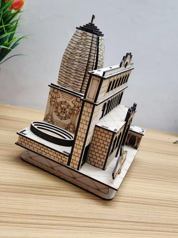 Wooden_Khatu_Shyam_Ji_Temple_Miniature_|_Khatu_Shyam_Ji_Model_Handicraft_Showpiece_for_Home_&_Office_Decoration