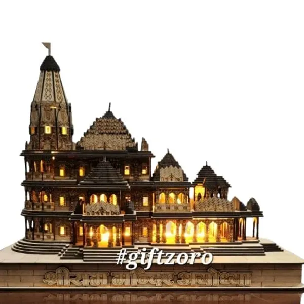 Wooden_Ram_Mandir_Ayodhya_Illuminated_Temple_Miniature_|_Ram_Mandir_Ayodhya_Illuminated_Model_Handicraft_Showpiece_for_Home_&_Office_Decoration