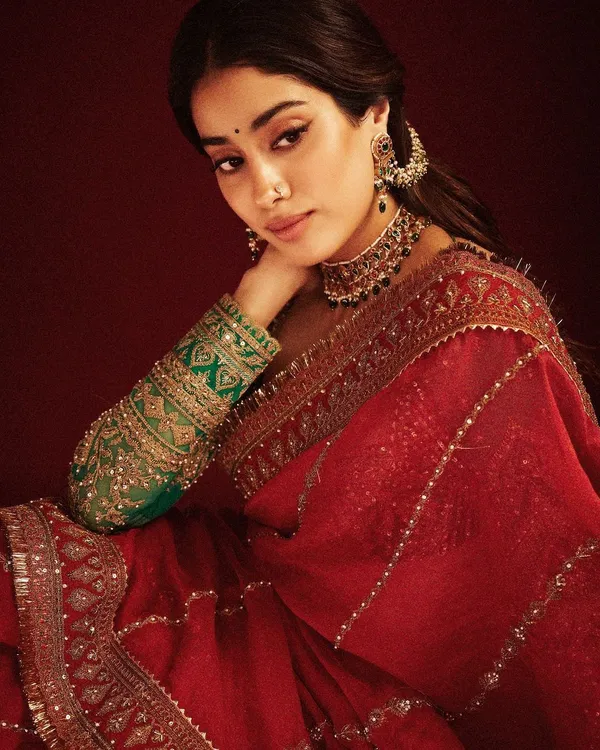 Red_Organza_Silk_Party_And_Wedding_Wear_Saree_For_Women