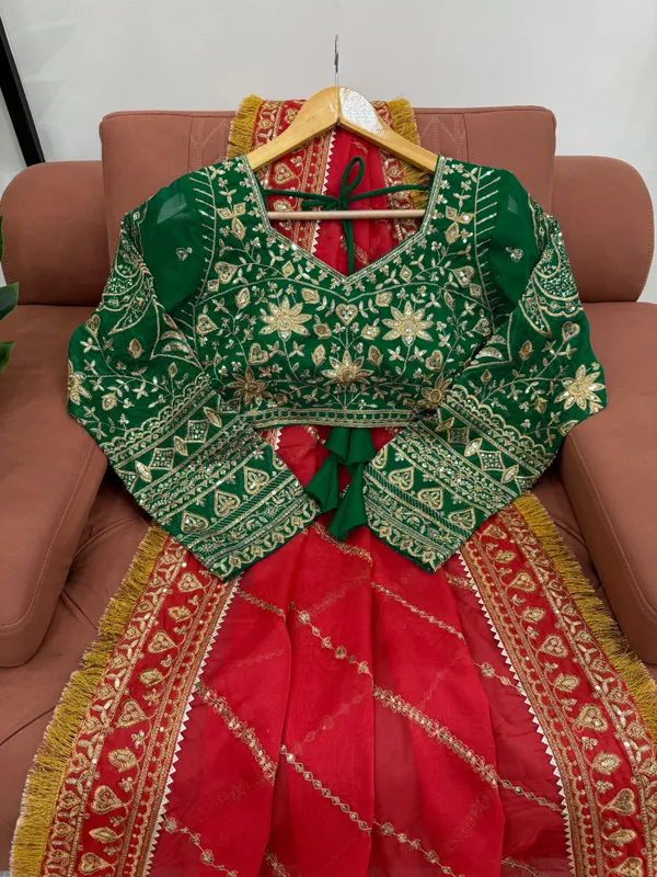 Red_Organza_Silk_Party_And_Wedding_Wear_Saree_For_Women
