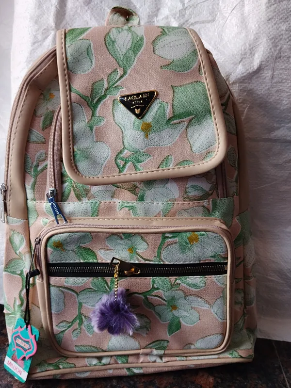 Pink_Polyester_Floral_Print_Backpack_For_Women