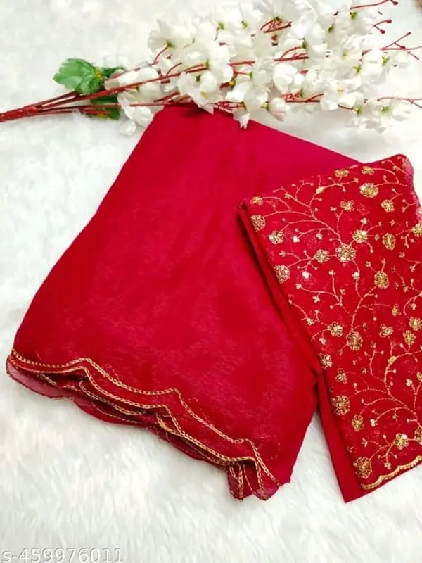 LILY-RED-SAREE