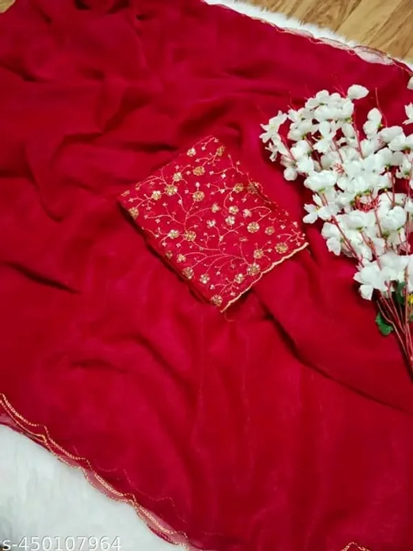 LILY-RED-SAREE