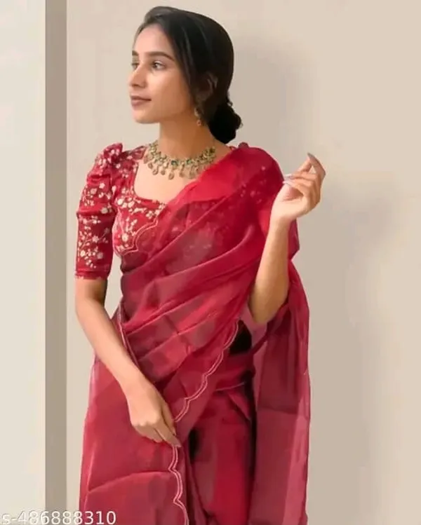 LILY-RED-SAREE