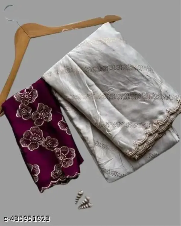 Cream_Chiffon_Party_Wear_Saree_For_Women