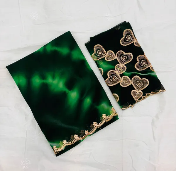Green_Georgette_Party_Wear_Saree_For_Women