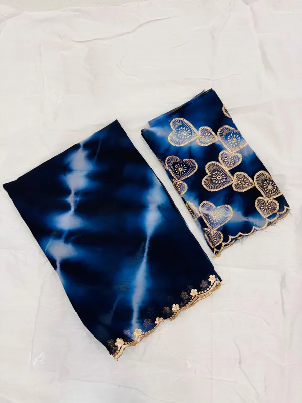 Navy_Blue_Georgette_Party_Wear_Saree_For_Women