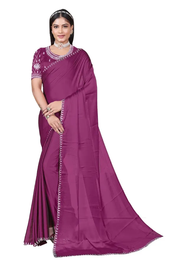 Pink_Poly_Silk_Party_And_Wedding_Wear_Saree_For_Women