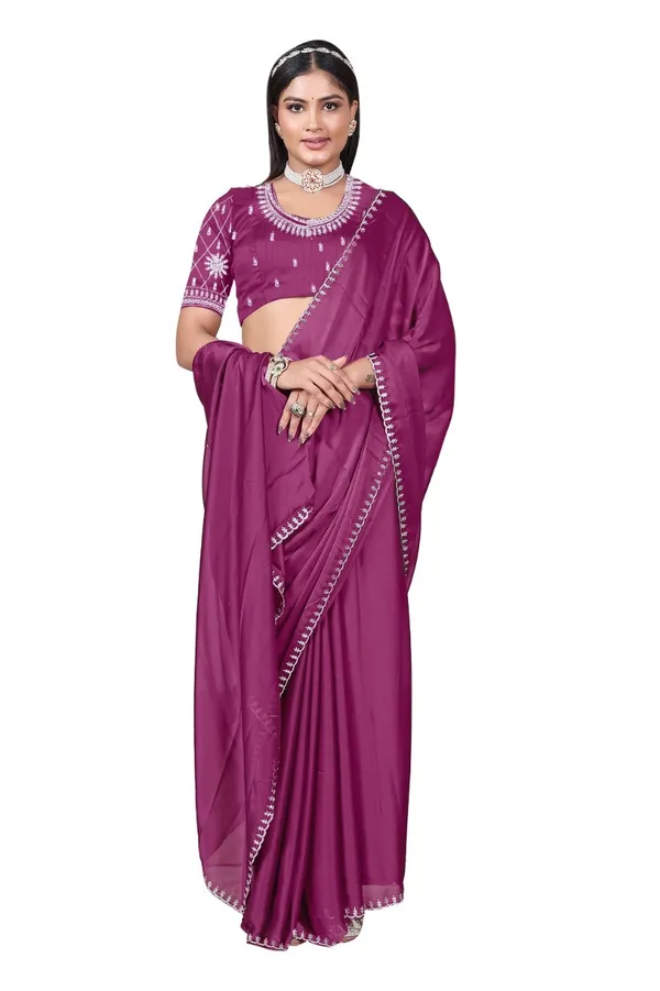 Pink_Poly_Silk_Party_And_Wedding_Wear_Saree_For_Women