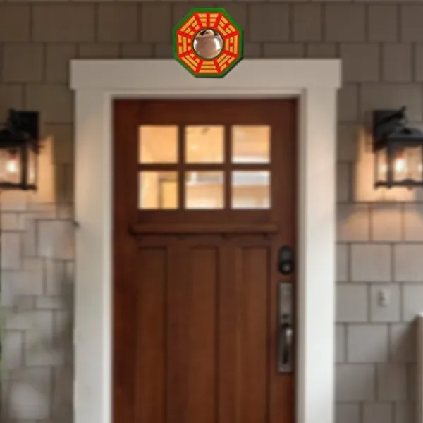 Feng_Shui_Chinese_Convex_Vastu_Bagua(Pa_Kua)_Mirror_For_Positive(Chi)_Energy_|_Wall/Door_Decor_For_Protection,Wood,_Multicolour.