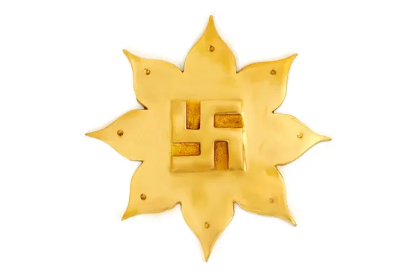 8_Petal_Swastik_Lotus_In_Brass