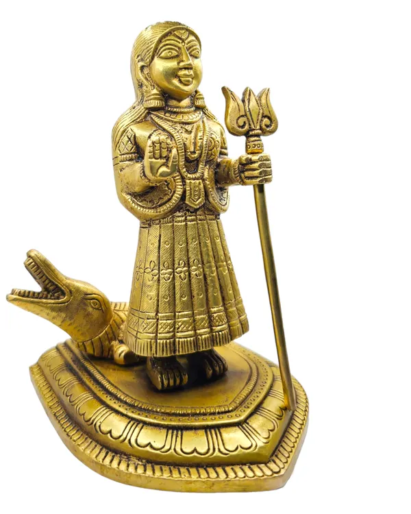 Brass_Khodiyar_Maa_Statue