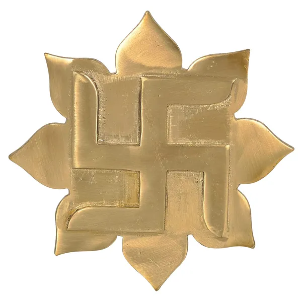 Vastu_Remedies_Brass_Padma_Plate_(Lotus_Flower_Plate)_With_Swastik