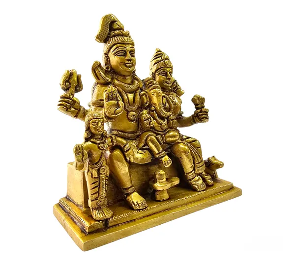 Handcrafted_Lord_Shiva_Family_In_Brass