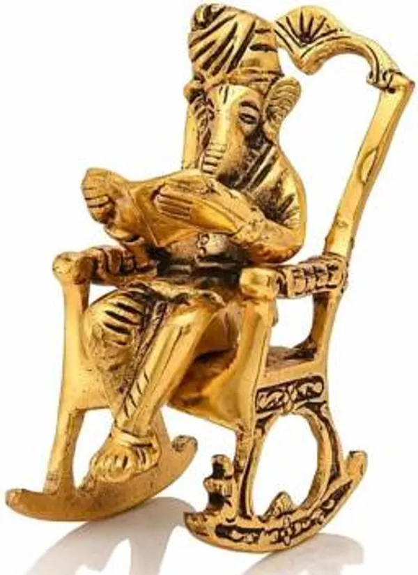 Brass_3D_Moving_Lord_Ganesha_Statue_Sitting_On_A_Chair_And_Reading_Ramayan