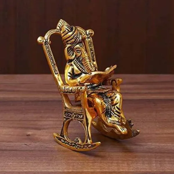Brass_3D_Moving_Lord_Ganesha_Statue_Sitting_On_A_Chair_And_Reading_Ramayan
