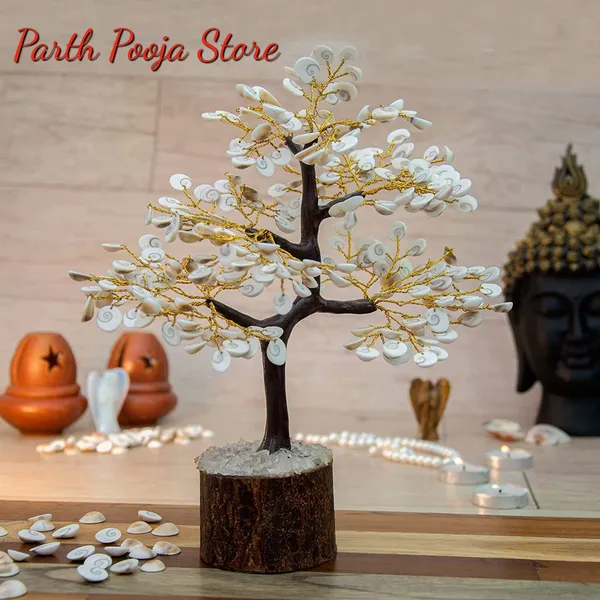 Natural_&_Original_Gomti_Chakra_Tree_For_Good_Luck_&_Prosperity_(100_Beads_Approx)_Decorative_Showpiece_-_20_Cm_(Stone,_Multicolor)