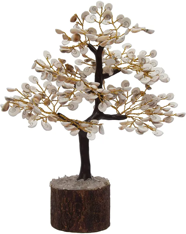 Natural_&_Original_Gomti_Chakra_Tree_For_Good_Luck_&_Prosperity_(100_Beads_Approx)_Decorative_Showpiece_-_20_Cm_(Stone,_Multicolor)