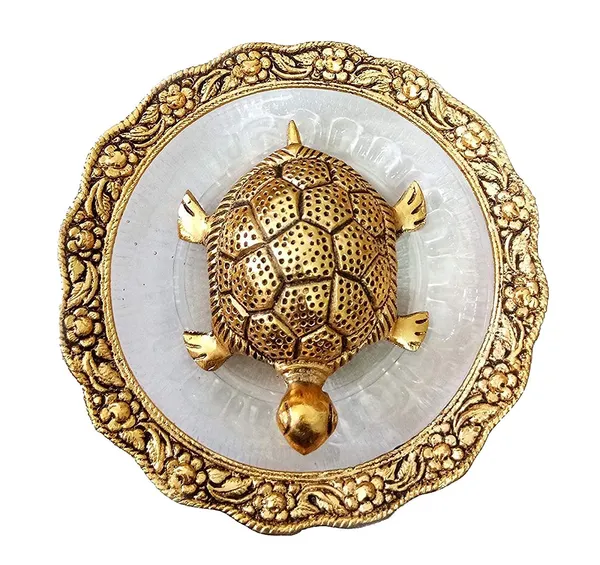 Golden_Glass_Plate_Feng_Shui_Metal_Tortoise,_Kachua_Plate,_Turtle_Plate_Yantra_Vastu_Feng_Sui_|_Vaastu_Yantra(5.5_Inch)