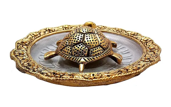 Golden_Glass_Plate_Feng_Shui_Metal_Tortoise,_Kachua_Plate,_Turtle_Plate_Yantra_Vastu_Feng_Sui_|_Vaastu_Yantra(5.5_Inch)