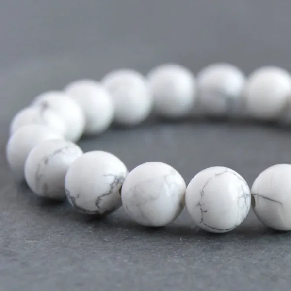 Natural_Howlite_Beads_Bracelet