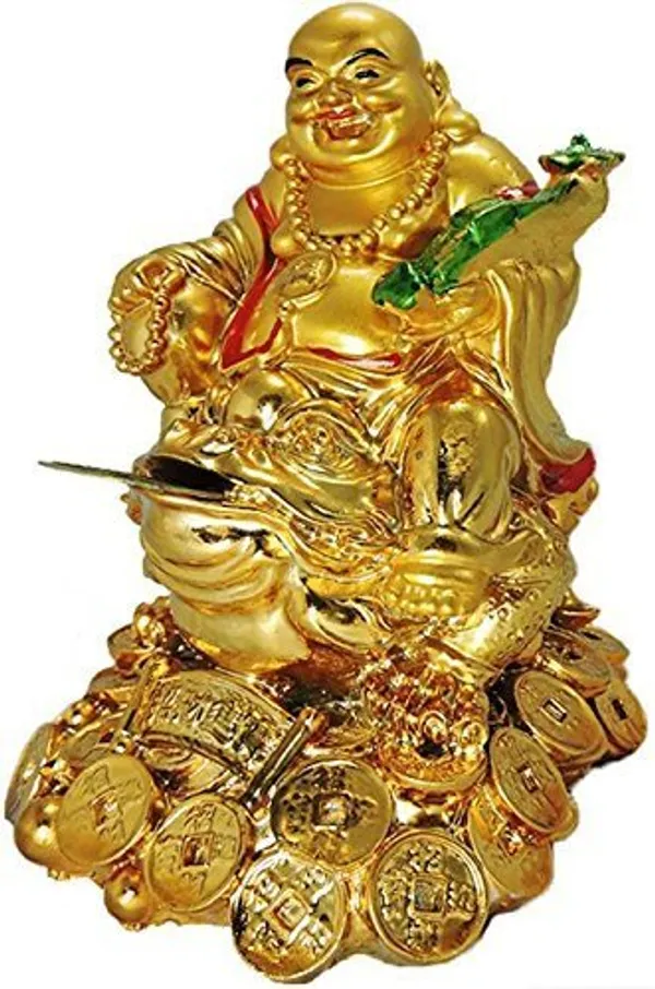 Feng_Shui_Laughing_Buddha_With_Money_Frog_On_Bed_Of_Wealth_For_Money,_Success_And_Happiness