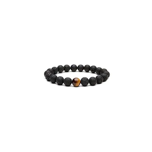 Natural_Lava_Stone_Beads_Stretchable_Bracelet
