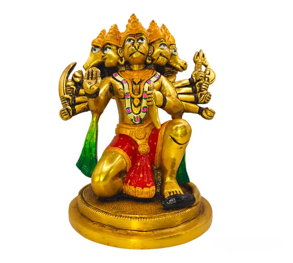 Brass_Panchmukhi_Hanuman_Statue