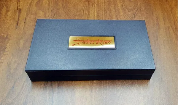 Gold_Plated_Radha_Krishna_With_Paduka_In_Brown_Pooja_Box
