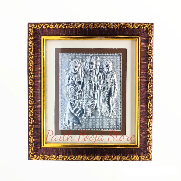 Pure_Silver_God_Photo_Frame_Of_Ram_Darbar