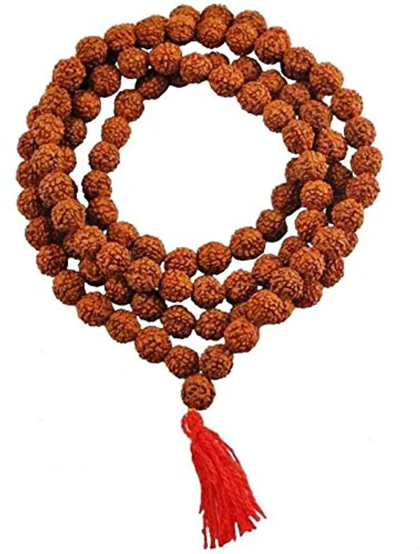 Men'S_And_Women'S_5_Mukhi/Faced_108+1_Beads_Rudraksha_Jaap_Mala,_Natural_And_Certified_For_Positive_Effect_(Brown,_6_Mm)