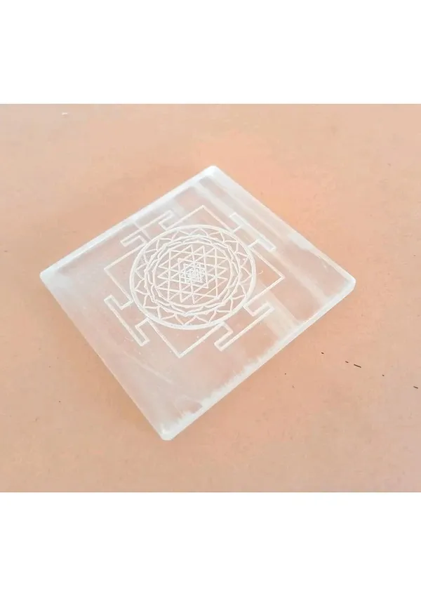 Selenite_Shree_Yantra_Charging_Plate