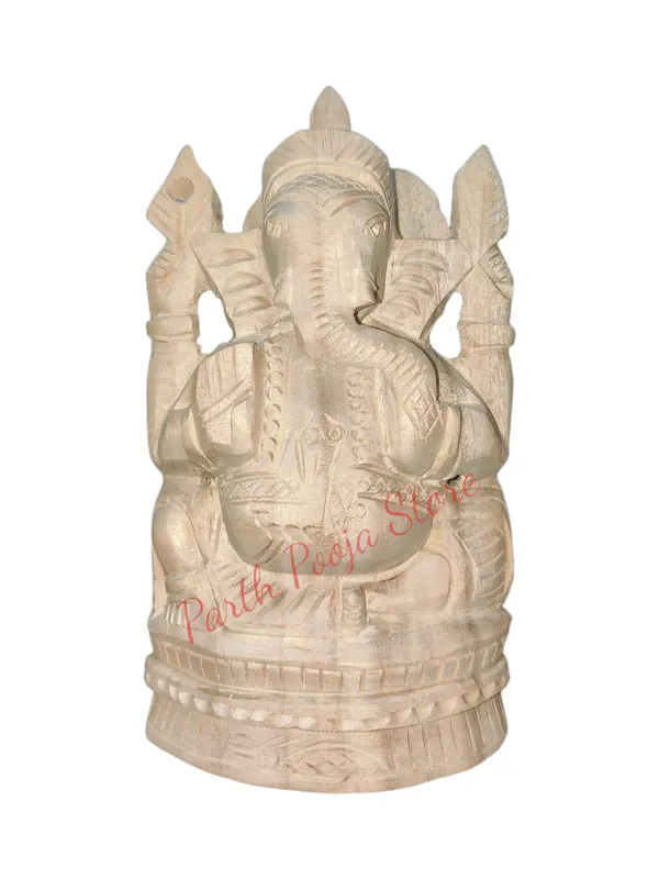 Shriparni_Wooden_Ganesh_Statue