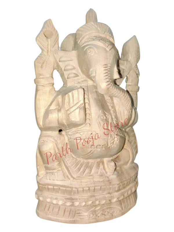 Shriparni_Wooden_Ganesh_Statue