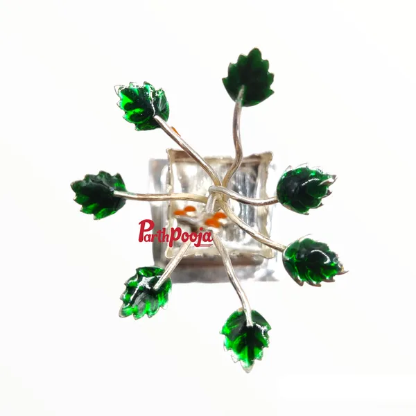 Pure_Silver_Tulasi_Plant_For_Home_Temple