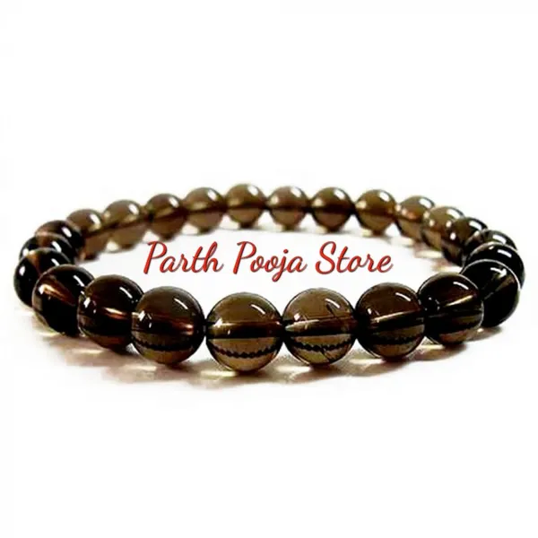 Natural_Smoky_Quartz_Beads_Bracelet
